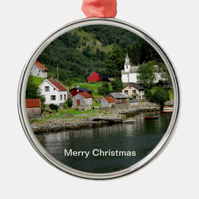 Ornement de Noël de fjord (Devant)