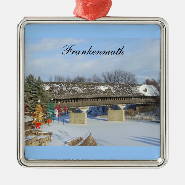 Ornement de Noël de Frankenmuth Michigan (Devant)