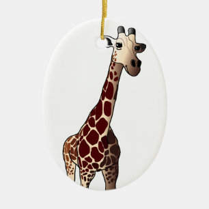 Ornement de Noël de girafe