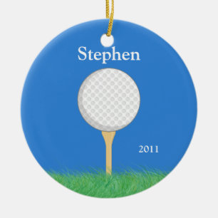 Ornement de Noël de golf