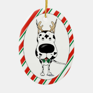 Ornement de Noël de great dane