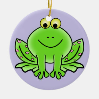 Ornement de Noël de grenouille