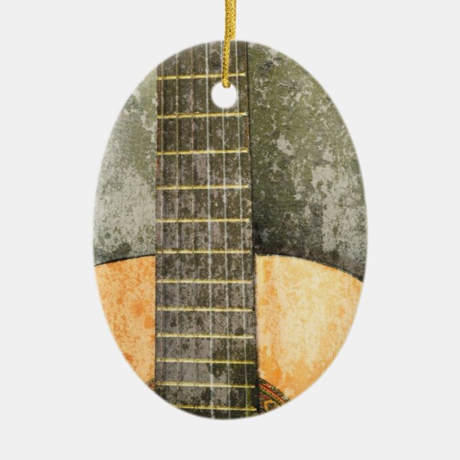 Ornement de Noël de guitare (Devant)
