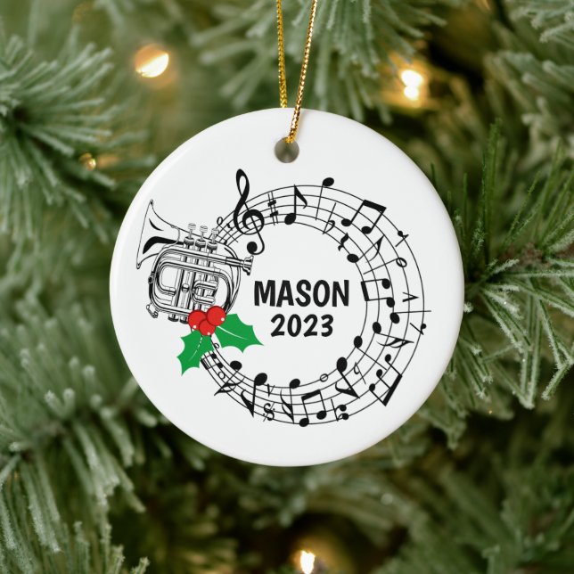 Ornement de Noël de la bande de Marching (Arbre)