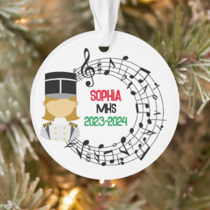 Ornement de Noël de la bande Marching