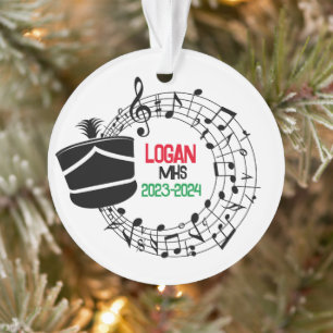 Ornement de Noël de la bande Marching