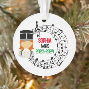 Ornement de Noël de la bande Marching