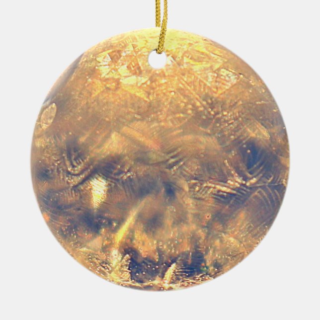 Ornement de Noël de la bulle de glace (Devant)