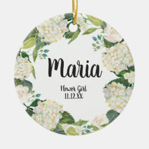 Ornement de Noël de la Fille Florale
