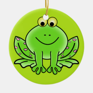 Ornement de Noël de la grenouille