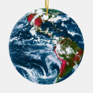 Ornement de Noël de la planète Terre