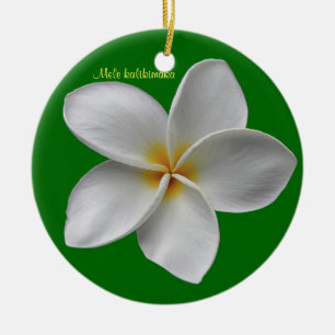 Ornement de Noël de la Plumeria