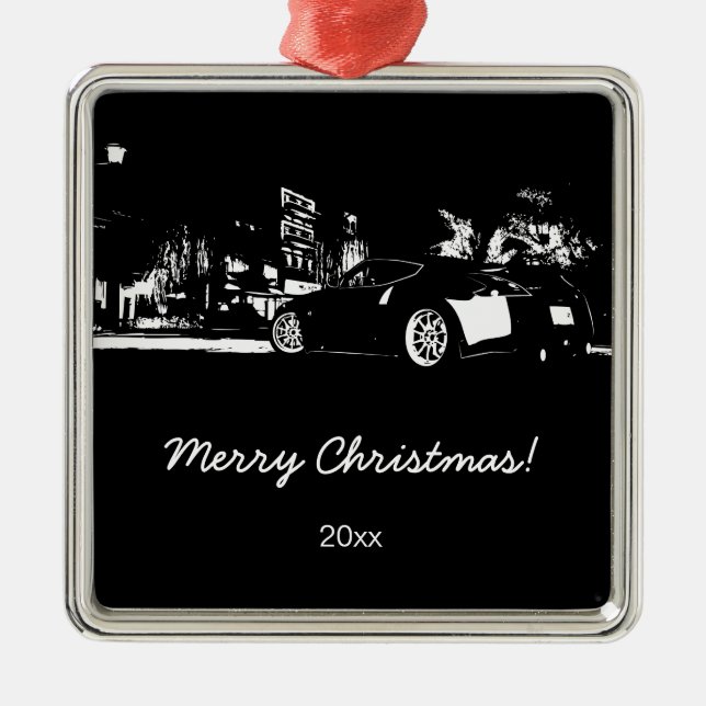 ornement de Noël "de la position 370Z arrière" (Devant)