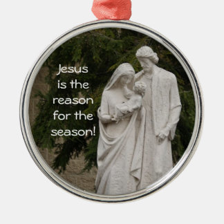 Ornement de Noël de la Sainte Famille Jésus est la