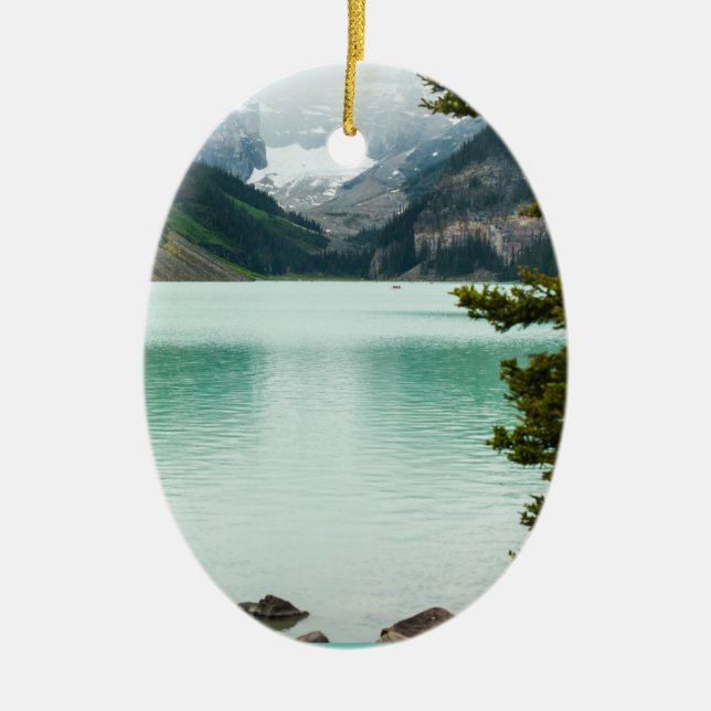 Ornement de Noël de Lake Louise (Devant)