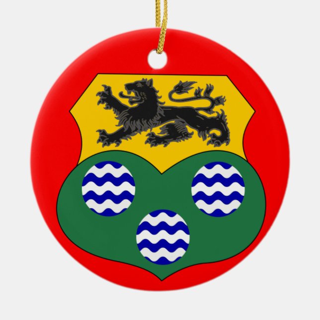 Ornement de Noël de Leitrim Irlande du comté (Devant)