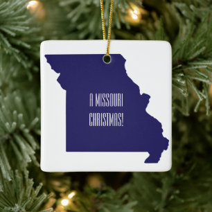 Ornement de Noël de l'État du Missouri