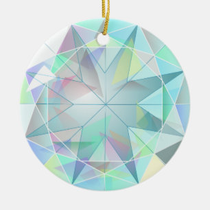 Ornement de Noël de l'étoile diamant