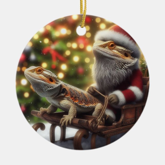 Ornement de Noël de l'ours (Devant)