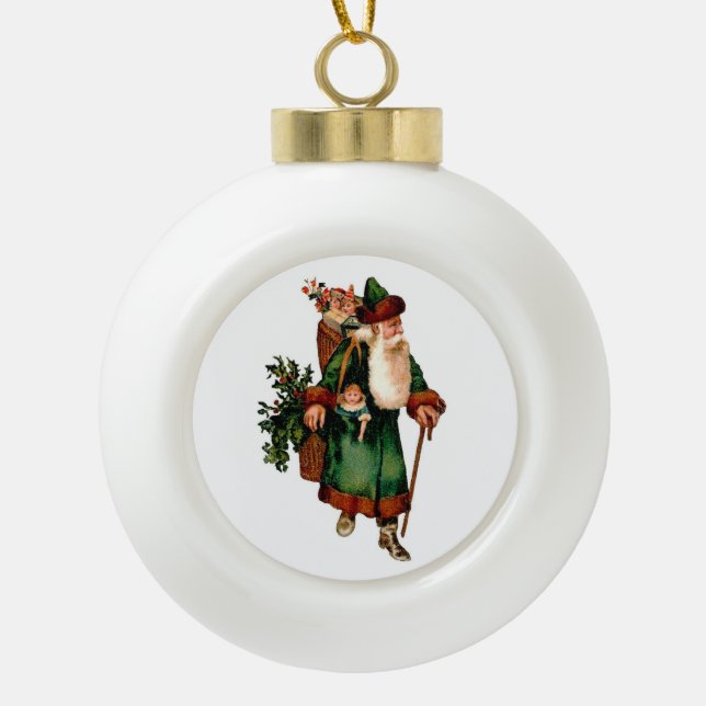 Ornement de Noël de maïs de Siôn (Devant)
