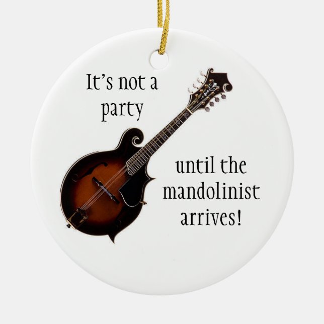 Ornement de Noël de MANDOLINE (Devant)