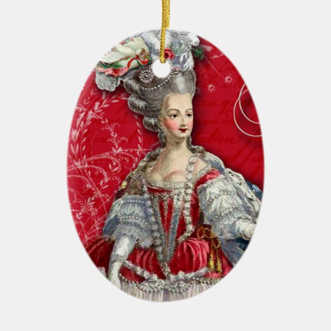 Ornement de Noël de Marie Antoinette (Devant)