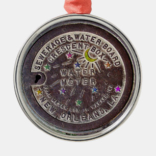Ornement de Noël de mètre d'eau de la