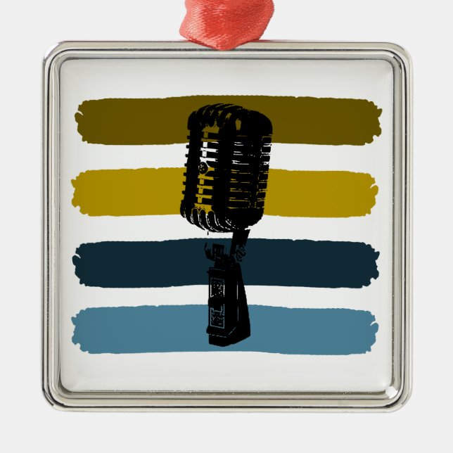 Ornement de Noël de microphone (Devant)
