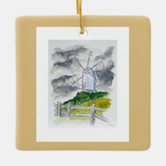 Ornement de Noël de moulin d'Ashcombe