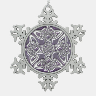 Ornement de Noël de noeud de Dara de Celtic
