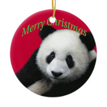 Ornement de Noël de Panda géant