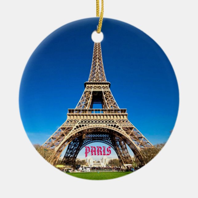 Ornement de Noël de Paris (Devant)