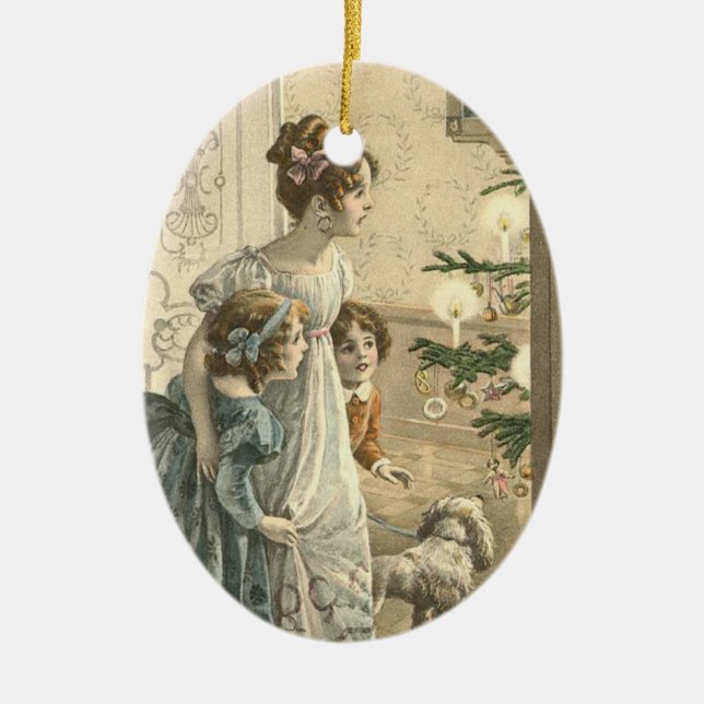Ornement de Noël de Père Noël en Allemagne (Devant)