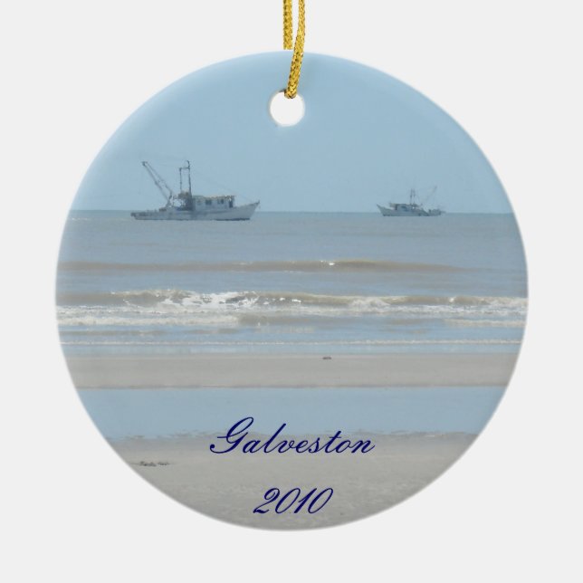 Ornement de Noël de plage (Devant)
