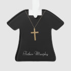 Ornement de Noël de prêtre