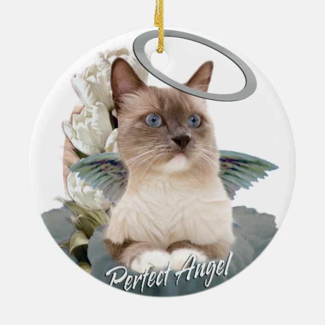 Ornement de Noël de Ragdoll (Dos)