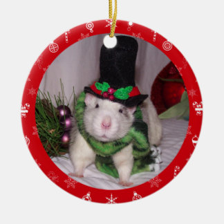 Ornement de Noël de rat
