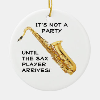 Ornement de Noël de SAXOPHONE