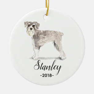 Ornement de Noël de Schnauzer