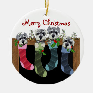 Ornement de Noël de Schnauzer