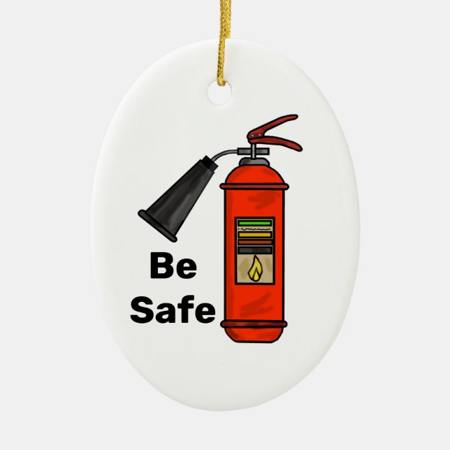 Ornement de Noël de sécurité incendie (Devant)