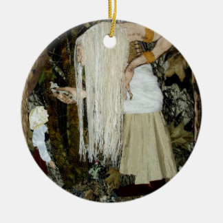 Ornement de Noël de sorcière de forêt