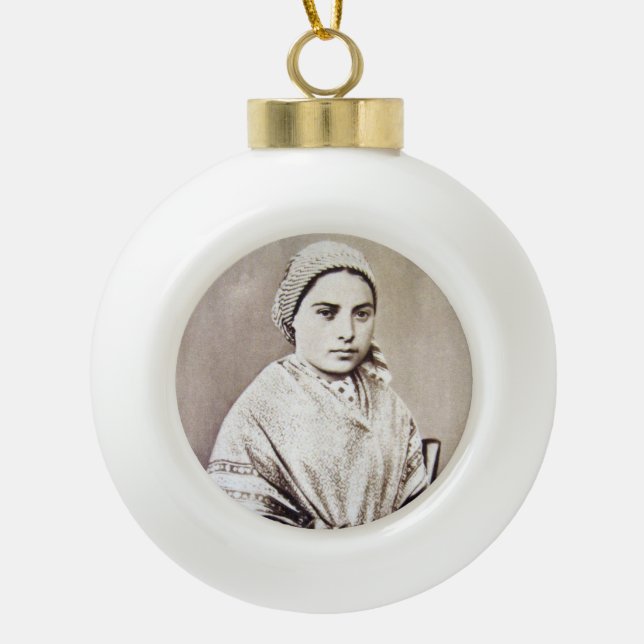 Ornement de Noël de St.Bernadette (Devant)