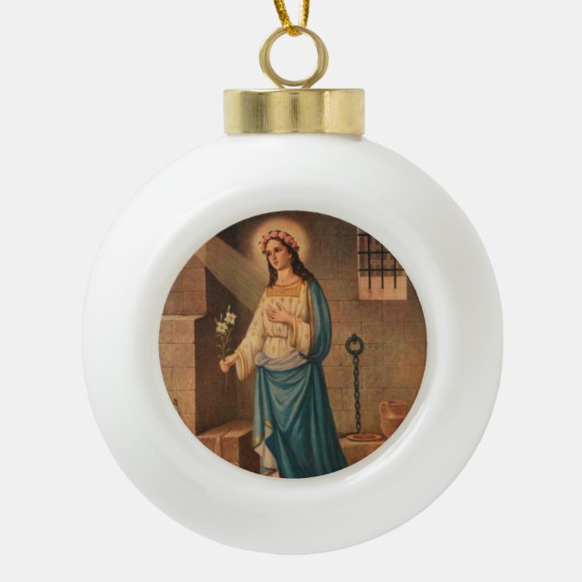Ornement de Noël de St Philomena (Devant)