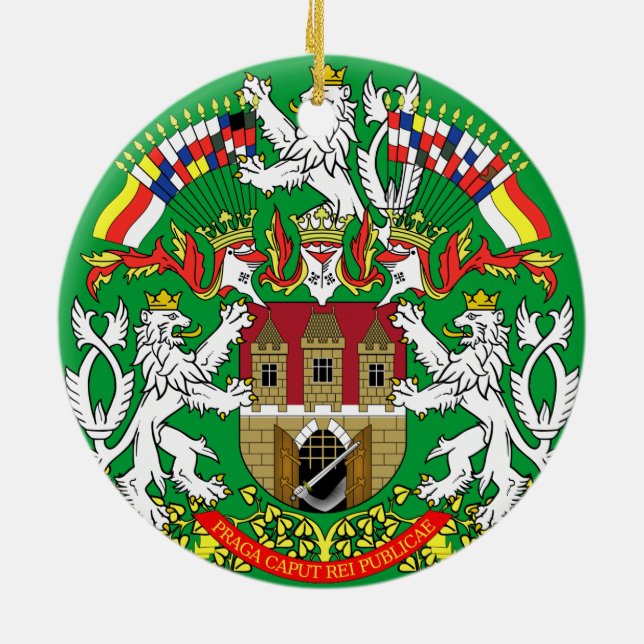 Ornement de Noël de Tchèque Prague* (Dos)