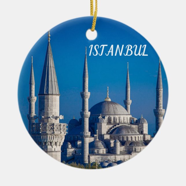 Ornement de Noël de vacances à Istanbul (Devant)