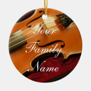 Ornement de Noël de violon