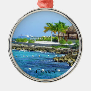 Ornement de Noël de voyage de parc de Cozumel