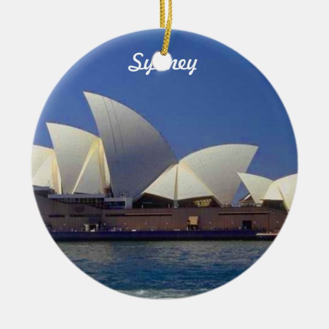 Ornement de Noël de voyage de Sydney Australie (Devant)