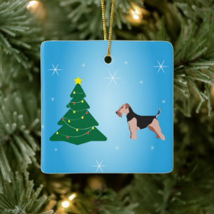 Ornement de Noël de Welsh Terrier